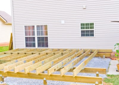 deck at house 